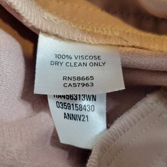 Halogen Womens Chino Pants Pink Elastic Waist Viscose 18 New - Picture 11 of 11